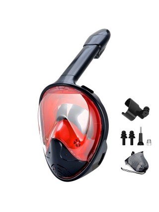 Swimming-Swimming-Full Face Snorkel Mask with Detachable Camera