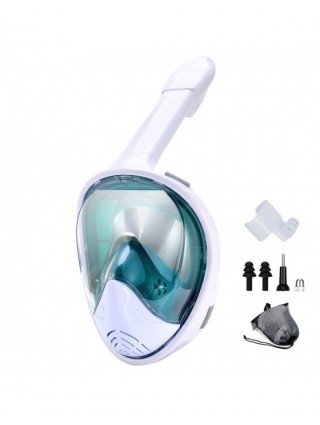 Swimming-Swimming-Full Face Snorkel Mask with Detachable Camera