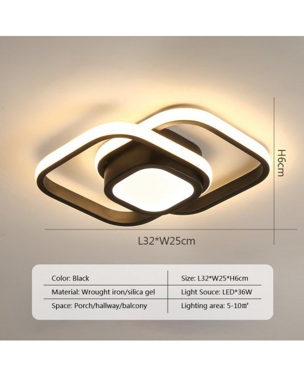 Indoor Lighting-Ceiling Lights-Small Modern LED Ceiling Light 2 Indoor Lighting-Ceiling Lights-Small Modern LED Ceiling Light 2