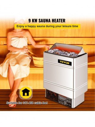 Home Improvement-Hardware-9KW Sauna Heater Stove Wet&Dry