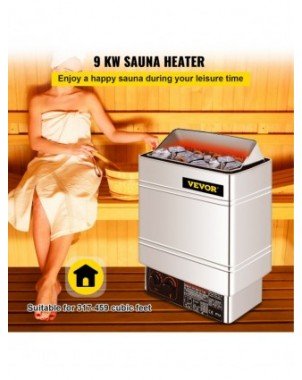 Home Improvement-Hardware-9KW Sauna Heater Stove Wet&Dry