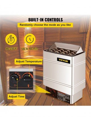Home Improvement-Hardware-9KW Sauna Heater Stove Wet&Dry