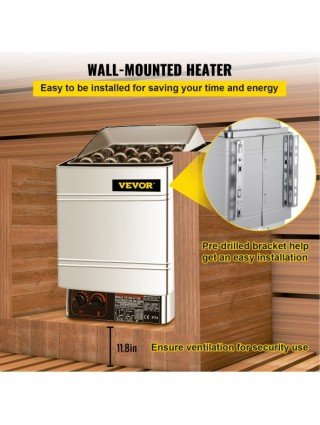 Home Improvement-Hardware-9KW Sauna Heater Stove Wet&Dry