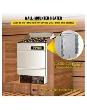 Home Improvement-Hardware-9KW Sauna Heater Stove Wet&Dry