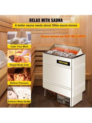Home Improvement-Hardware-9KW Sauna Heater Stove Wet&Dry