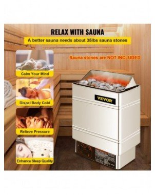 Home Improvement-Hardware-9KW Sauna Heater Stove Wet&Dry