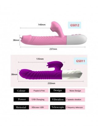 Vibratoriai, Dildo-Dvigubi – klitoriniai-Automatinis sekso aparatas dildo vibratorius moterims