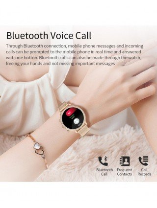 Išmanioji elektronika-Išmanieji laikrodžiai-LIGE Fashion 2023 Bluetooth Call Moteriškas