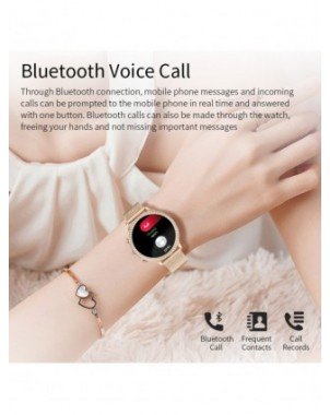 Išmanioji elektronika-Išmanieji laikrodžiai-LIGE Fashion 2023 Bluetooth Call Moteriškas