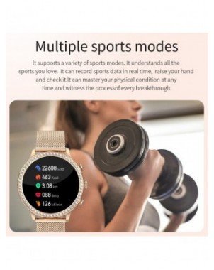 Išmanioji elektronika-Išmanieji laikrodžiai-LIGE Fashion 2023 Bluetooth Call Moteriškas
