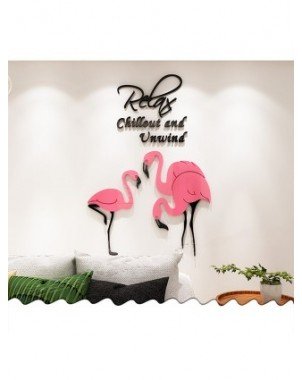 Furniture-Home Furniture-Nordic Flamingo 3D Wall Sticker For