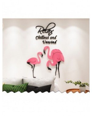 Furniture-Home Furniture-Nordic Flamingo 3D Wall Sticker For