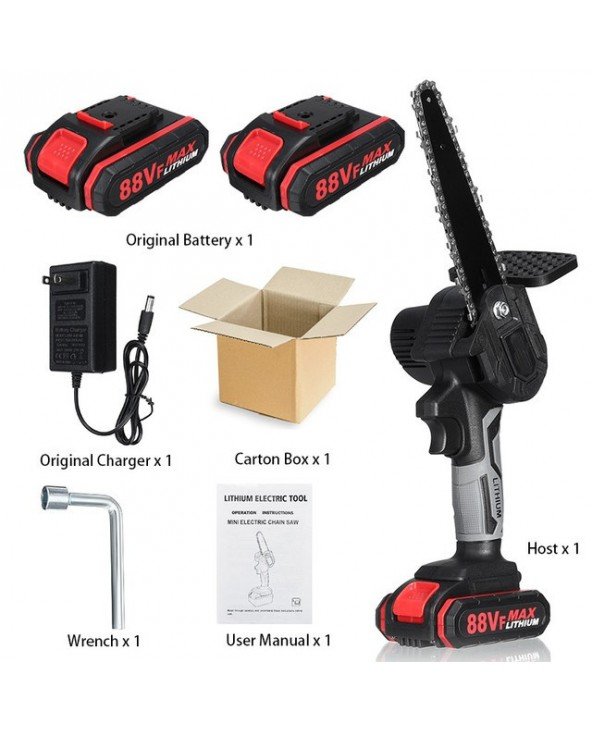 Tools-Garden Tools-VIOLEWORKS 6 Inch 3000W Mini Electric Chain Tools-Garden Tools-VIOLEWORKS 6 Inch 3000W Mini Electric Chain