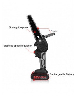 Tools-Garden Tools-VIOLEWORKS 6 Inch 3000W Mini Electric Chain