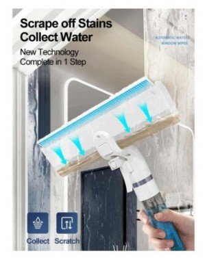 Household Items-Sweepers & Mops-4 in 1 Window Cleaner Window