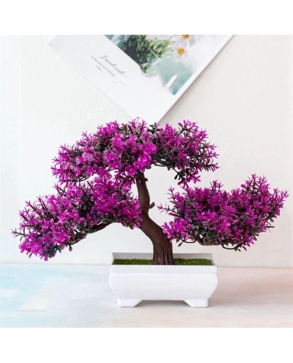 Šventėms-Dirbtinės ir džiovintos gėlės-Dirbtiniai augalai Bonsai Nedidelis vazonas netikri Šventėms-Dirbtinės ir džiovintos gėlės-Dirbtiniai augalai Bonsai Nedidelis vazonas netikri