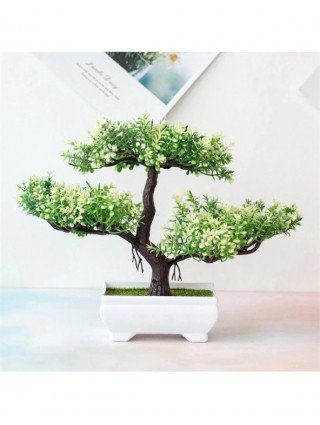 Šventėms-Dirbtinės ir džiovintos gėlės-Dirbtiniai augalai Bonsai Nedidelis vazonas netikri