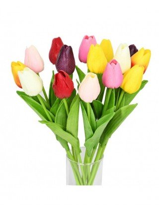 Celebrations-Artificial & Dried Flowers-10PCS Tulip Artificial