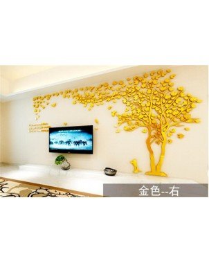 Furniture-Home Furniture-DIY Large Art Mirror Wall Stickers