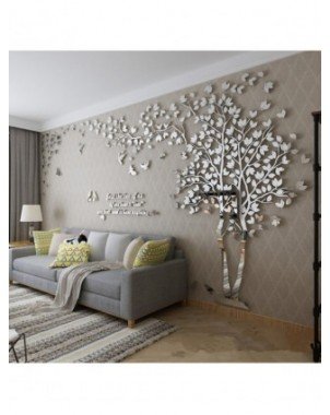 Furniture-Home Furniture-DIY Large Art Mirror Wall Stickers