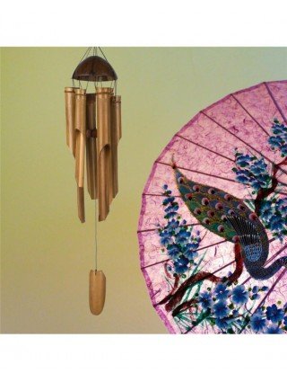 Garden Supplies-Other items-Outdoor Bamboo Wind Chimes Yard