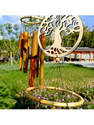 Garden Supplies-Other items-Outdoor Bamboo Wind Chimes Yard