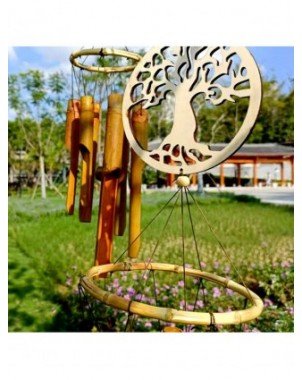 Garden Supplies-Other items-Outdoor Bamboo Wind Chimes Yard
