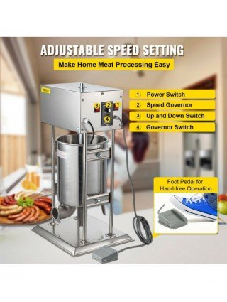 Home Improvement-Kitchen Fixtures-12l Electric Sausage Stuffer