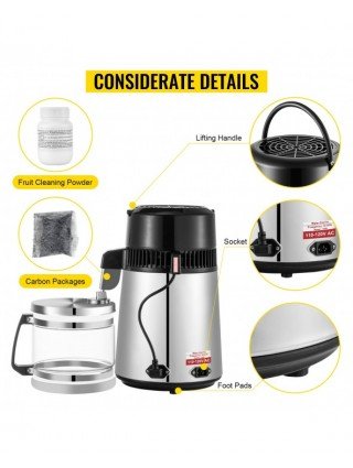 Home Improvement-Kitchen Fixtures-4L Water Distiller Filter