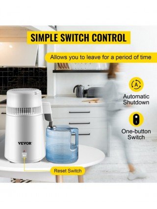 Kitchen-Drinkware-4L Water Distiller Purifier Filter Dispenser