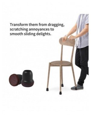 Furniture-Home Furniture-8PCS Chair Leg Floor Protectors with