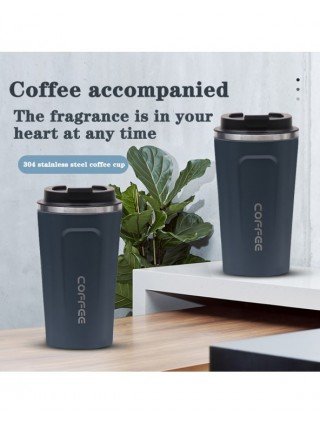 Kitchen-Drinkware-Mug Coffee Cup with Cover Stainless Steel