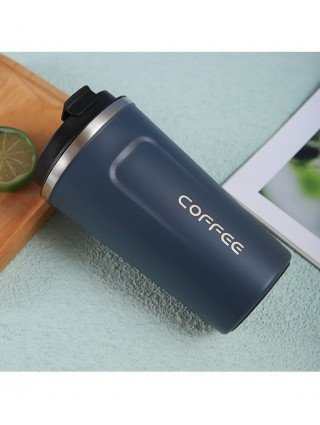 Kitchen-Drinkware-Mug Coffee Cup with Cover Stainless Steel