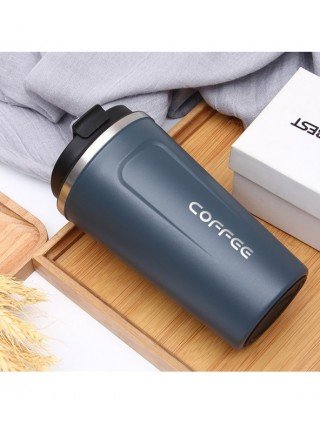 Kitchen-Drinkware-Mug Coffee Cup with Cover Stainless Steel