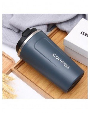 Kitchen-Drinkware-Mug Coffee Cup with Cover Stainless Steel
