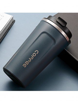 Kitchen-Drinkware-Mug Coffee Cup with Cover Stainless Steel