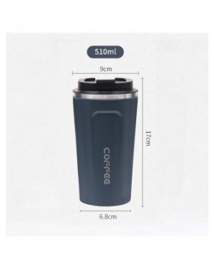 Kitchen-Drinkware-Mug Coffee Cup with Cover Stainless Steel