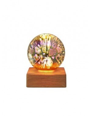 Indoor Lighting-Night Lights-moonlux 3D Firework Crystal Ball