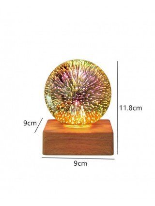 Indoor Lighting-Night Lights-moonlux 3D Firework Crystal Ball