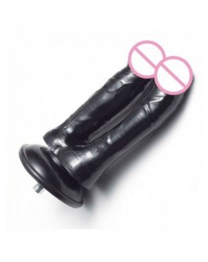 Vibratoriai, Dildo-Dvigubi – klitoriniai-FREDORCH Standartinis silikoninis dvigubas dildo