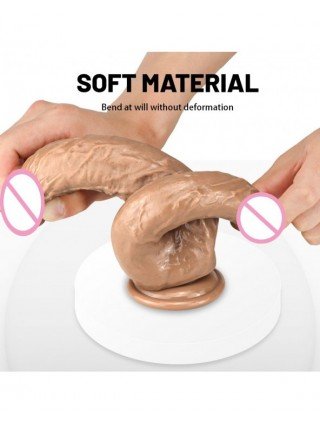 Vibratoriai, Dildo-Dvigubi – klitoriniai-FREDORCH Standartinis silikoninis dvigubas dildo
