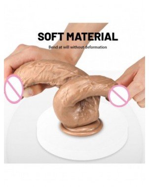 Vibratoriai, Dildo-Dvigubi – klitoriniai-FREDORCH Standartinis silikoninis dvigubas dildo