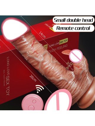 Vibratoriai, Dildo-Tikroviški-Telescopic Vibrator Realistic