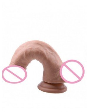 Vibratoriai, Dildo-Starp-on-Mlsice 20cm dvigubas realistinis dirbtinis penis minkštas