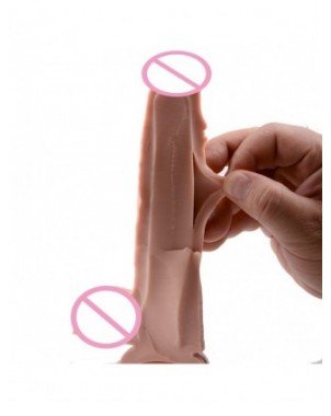 Vibratoriai, Dildo-Starp-on-Mlsice 20cm Double Realistic