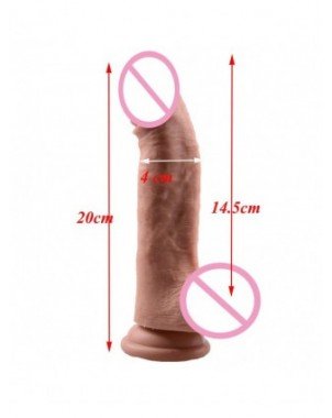 Vibratoriai, Dildo-Starp-on-Mlsice 20cm Double Realistic