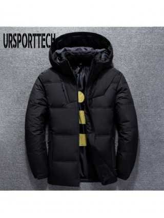 New High Quality White Duck Thick Down Jacket Men Coat Snow