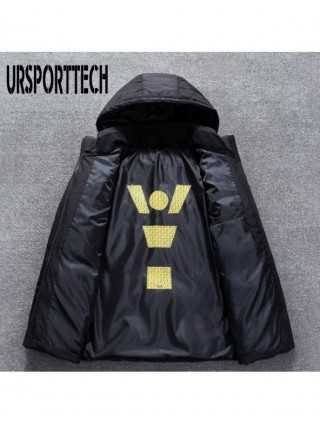 New High Quality White Duck Thick Down Jacket Men Coat Snow