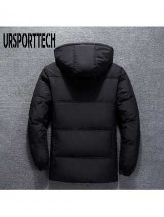 New High Quality White Duck Thick Down Jacket Men Coat Snow
