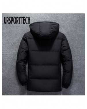 New High Quality White Duck Thick Down Jacket Men Coat Snow